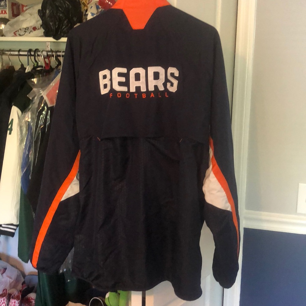 Chicago Bears Reebok Windbreaker Jacket - Picture 2 of 4